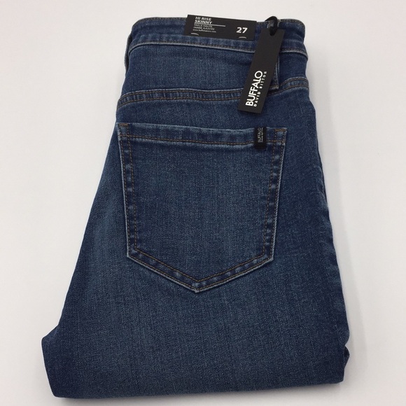 Buffalo David Bitton Ivy Hi Rise Skinny Ladies Blue Jeans Size 27 - Picture 12 of 12